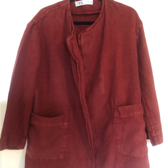 ZARA Morocco Linen top - Picture 2 of 3